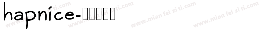 hapnice字体转换