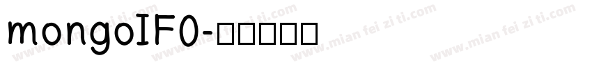 mongoIF0字体转换