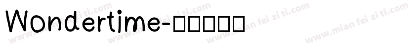 Wondertime字体转换