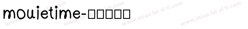 mouietime字体转换
