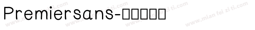 Premiersans字体转换