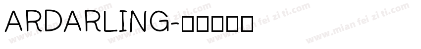 ARDARLING字体转换
