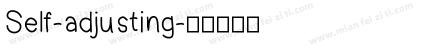 Self-adjusting字体转换