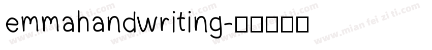 emmahandwriting字体转换