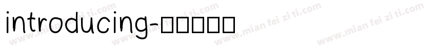 introducing字体转换