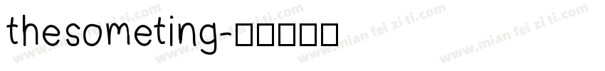 thesometing字体转换