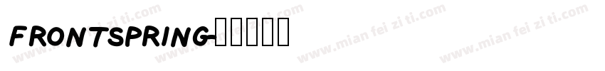 frontspring字体转换