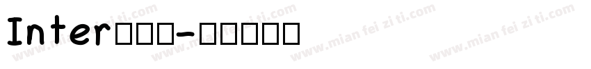Inter转换器字体转换
