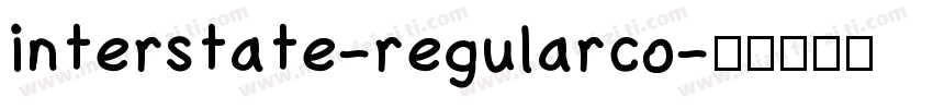 interstate-regularco字体转换
