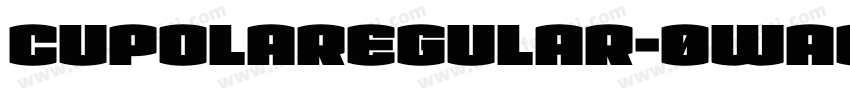 Cupolaregular-0Wao字体转换