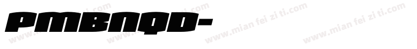 PMBNQD字体转换