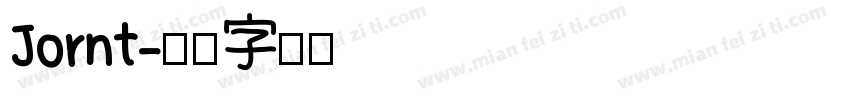 Jornt字体转换