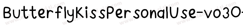 ButterflyKissPersonalUse-vo3O字体转换