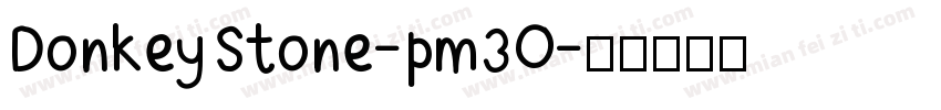 DonkeyStone-pm3O字体转换
