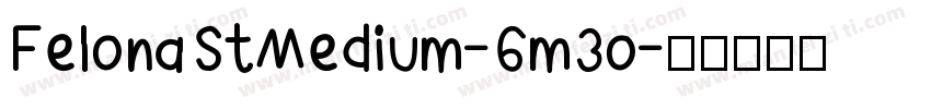 FelonaStMedium-6m3o字体转换