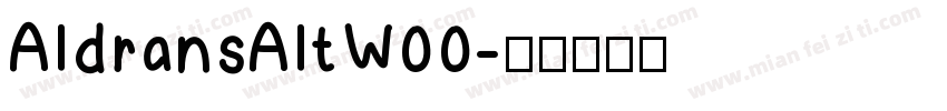 AldransAltW00字体转换