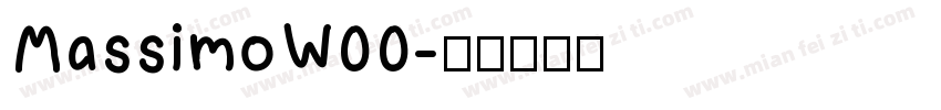 MassimoW00字体转换