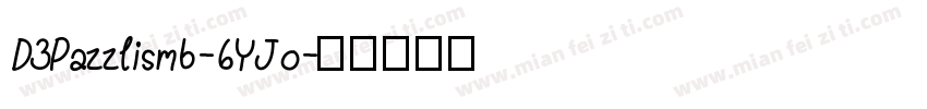 D3Pazzlismb-6YJo字体转换