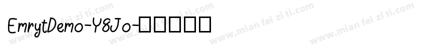 EmrytDemo-Y8Jo字体转换