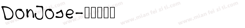 DonJose字体转换