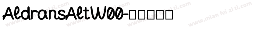 AldransAltW00字体转换