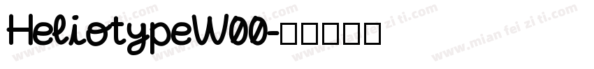 HeliotypeW00字体转换