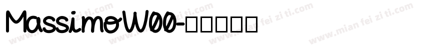 MassimoW00字体转换