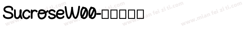 SucroseW00字体转换