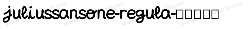 juliussansone-regula字体转换