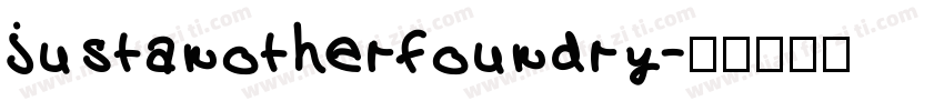 justanotherfoundry字体转换