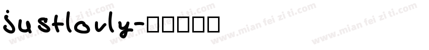justlovly字体转换