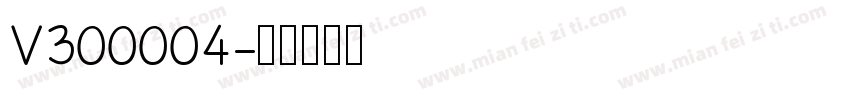 V300004字体转换