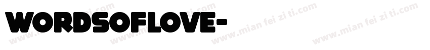 WORDSOFLOVE字体转换