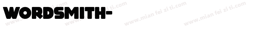 wordsmith字体转换
