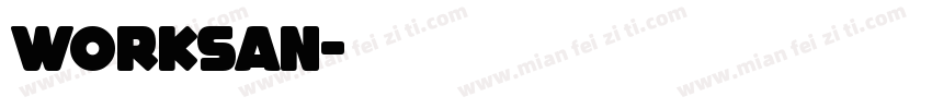 worksan字体转换