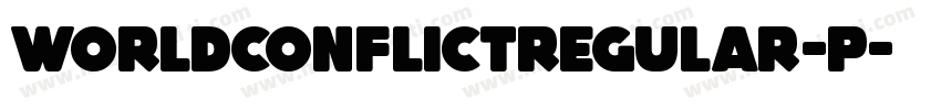 worldconflictregular-p字体转换