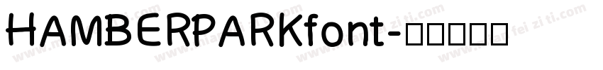 HAMBERPARKfont字体转换