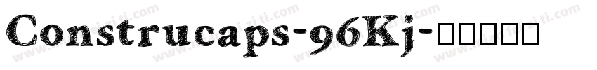 Construcaps-96Kj字体转换