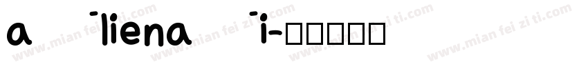 alienai字体转换