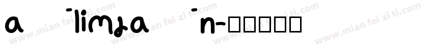 alimjan字体转换