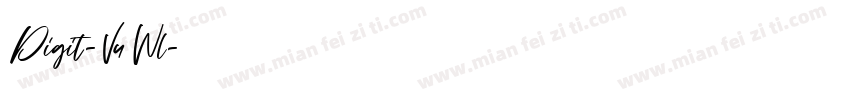 Digit-V4Wl字体转换