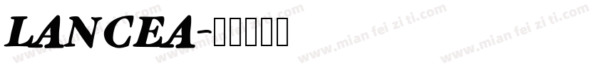 LANCEA字体转换