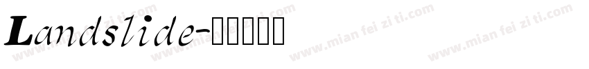 Landslide字体转换