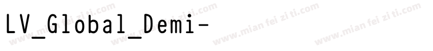 LV_Global_Demi字体转换