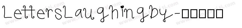 LettersLaughingby字体转换