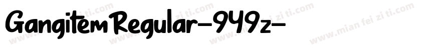 GangitemRegular-9Y9z字体转换
