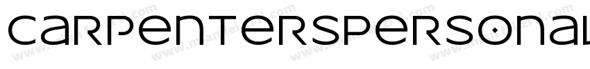 CarpentersPersonalUseRegular-DOLwR字体转换