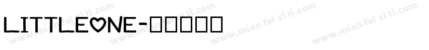 LittleOne字体转换