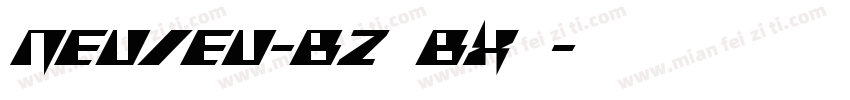 NEU/EU-BZ（BX）字体转换
