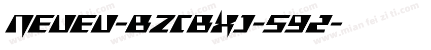 NEUEU-BZ(BX)-S92字体转换